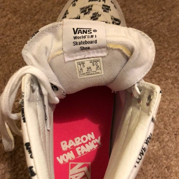Vans - Baron Von Fancy Hi Tops - Picture 3 of 3